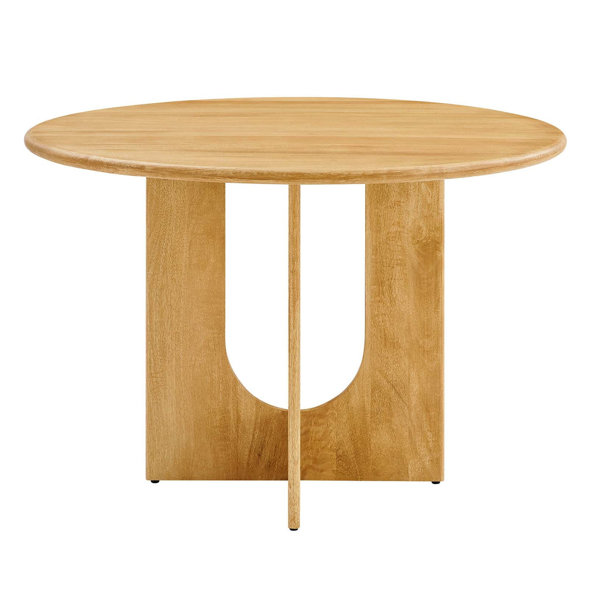 Round 48" Oak Wood Dining Table Y311432
