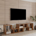 L-Shaped Oak Tv Stand P93675