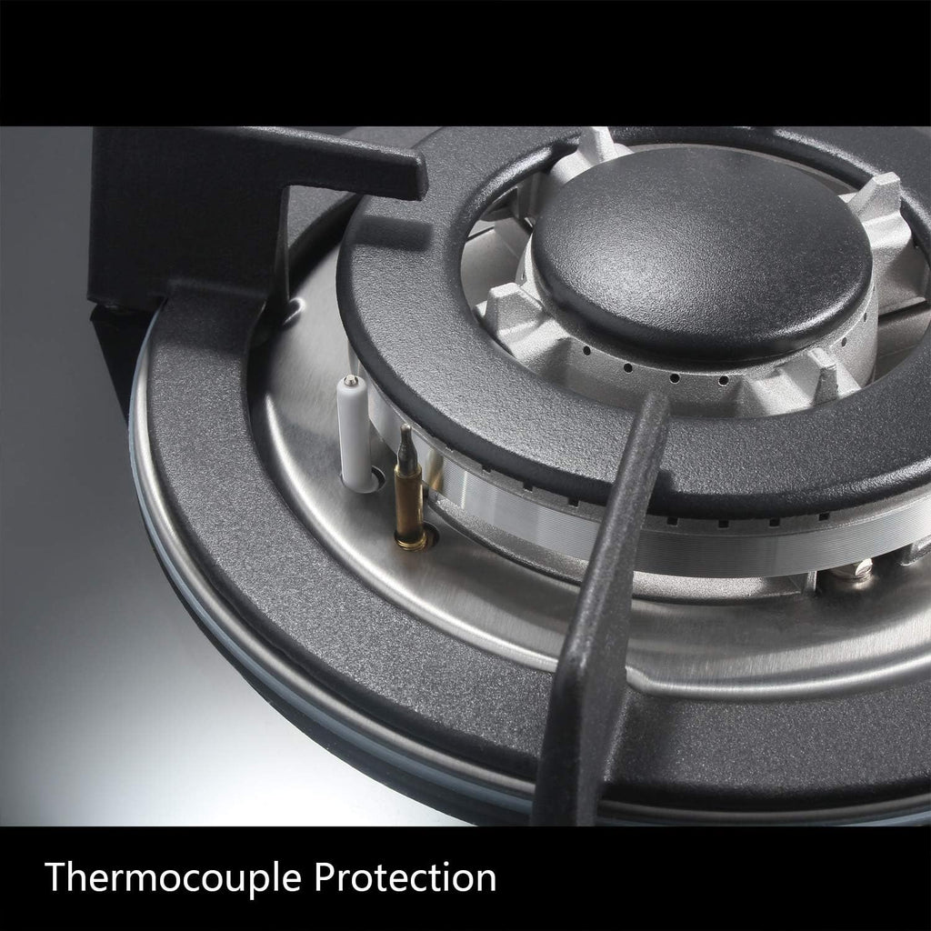 30.31 inches Tempered Glass 5 Burners Gas Cooktop C523423