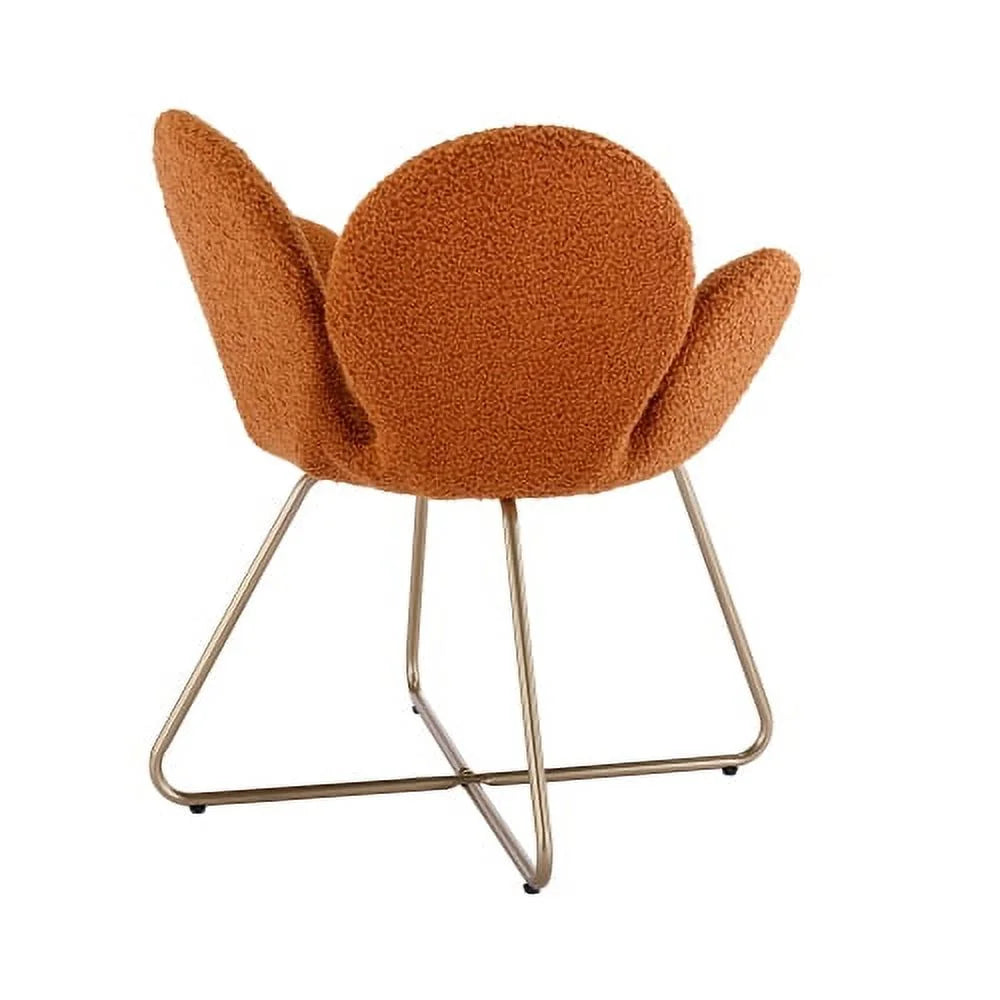 Velvet Upholstered Accent Chair with Metal Legs 2PC/SET S548919