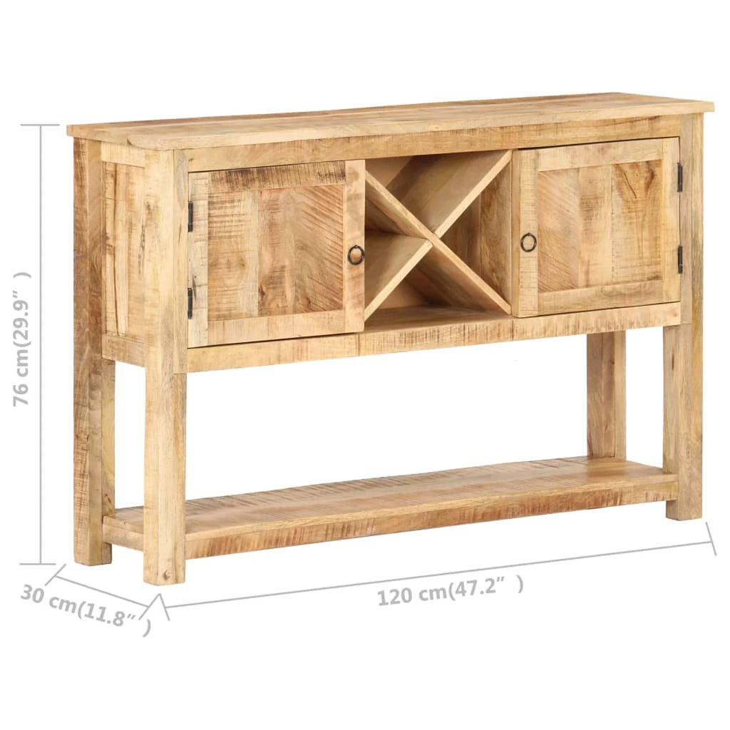 Rough Mango Wood Sideboard R5070