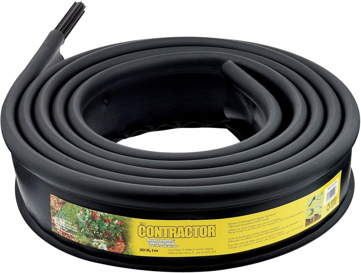 Black Landscape Edging 4 7/8 Inch by 20 Foot E686