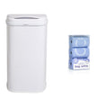 Stainless Steel Lavender Scented Diaper Pail with 36 Refill Bags L6852