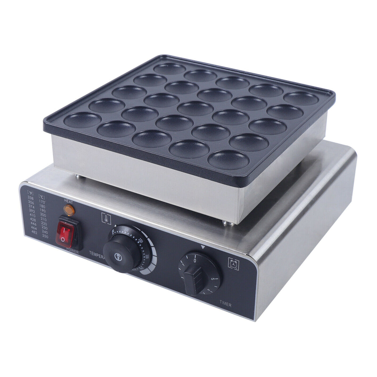 800W Commercial Nonstick Waffle Maker R326