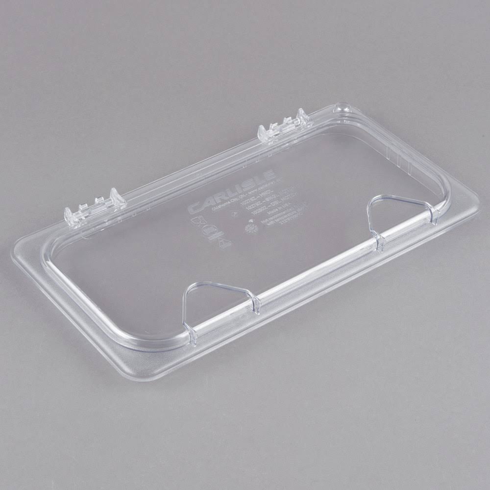 Clear Polycarbonate Hinged Lid with Two Handles J7871