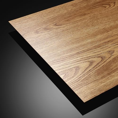 Honey Oak Wood Peel and Stick Vinyl Floor Tiles 36"x6" 18 PCS Waterproof I6797