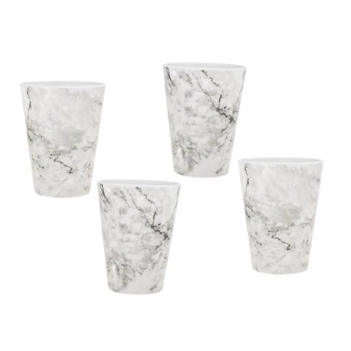 Melamine Marble Tumbler Set of 4 F784
