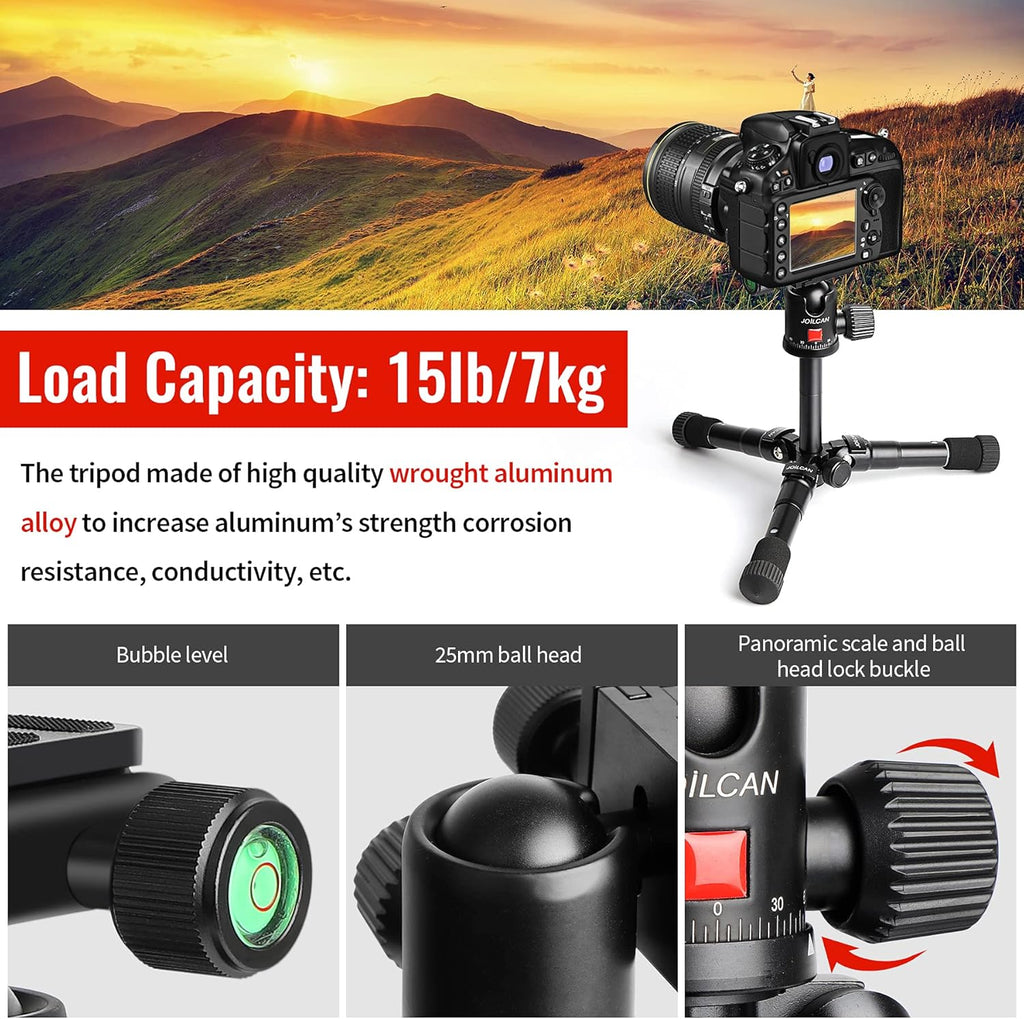 Black Pack of 2 Tabletop Tripod with 360 Degree Ball Head E70335