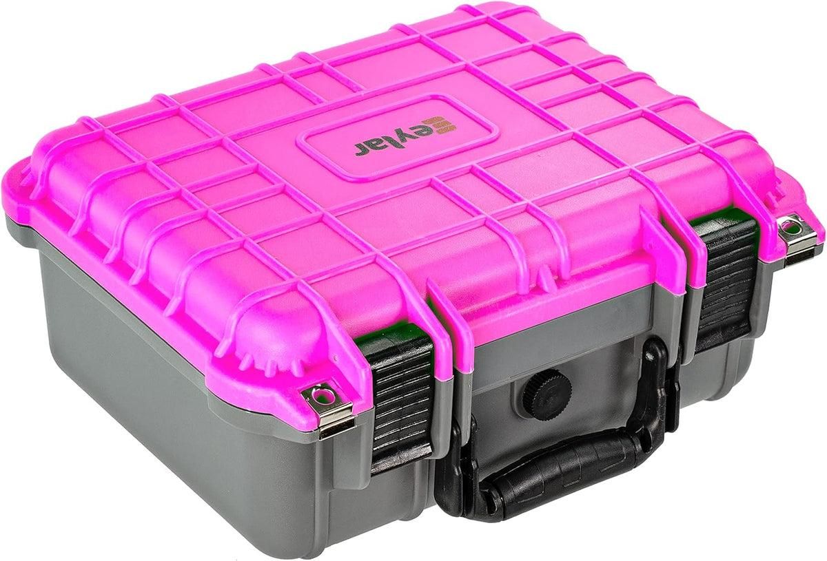 13.37 Inch Waterproof Shockproof Camera Case Dry Box with Foam Pack of 2 C1975