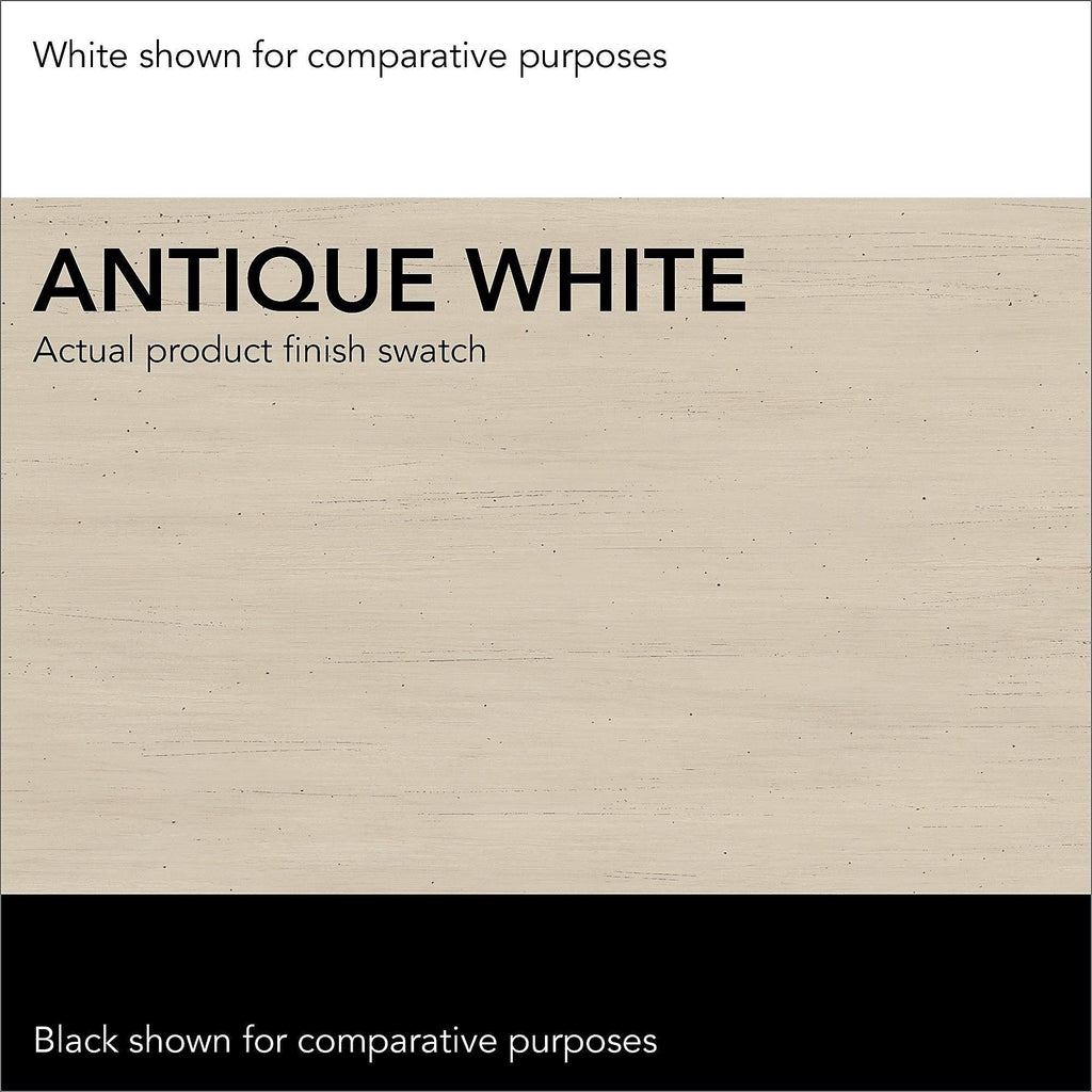 Pure White and Shiplap Gray Small Computer Desk with Hutch D4428