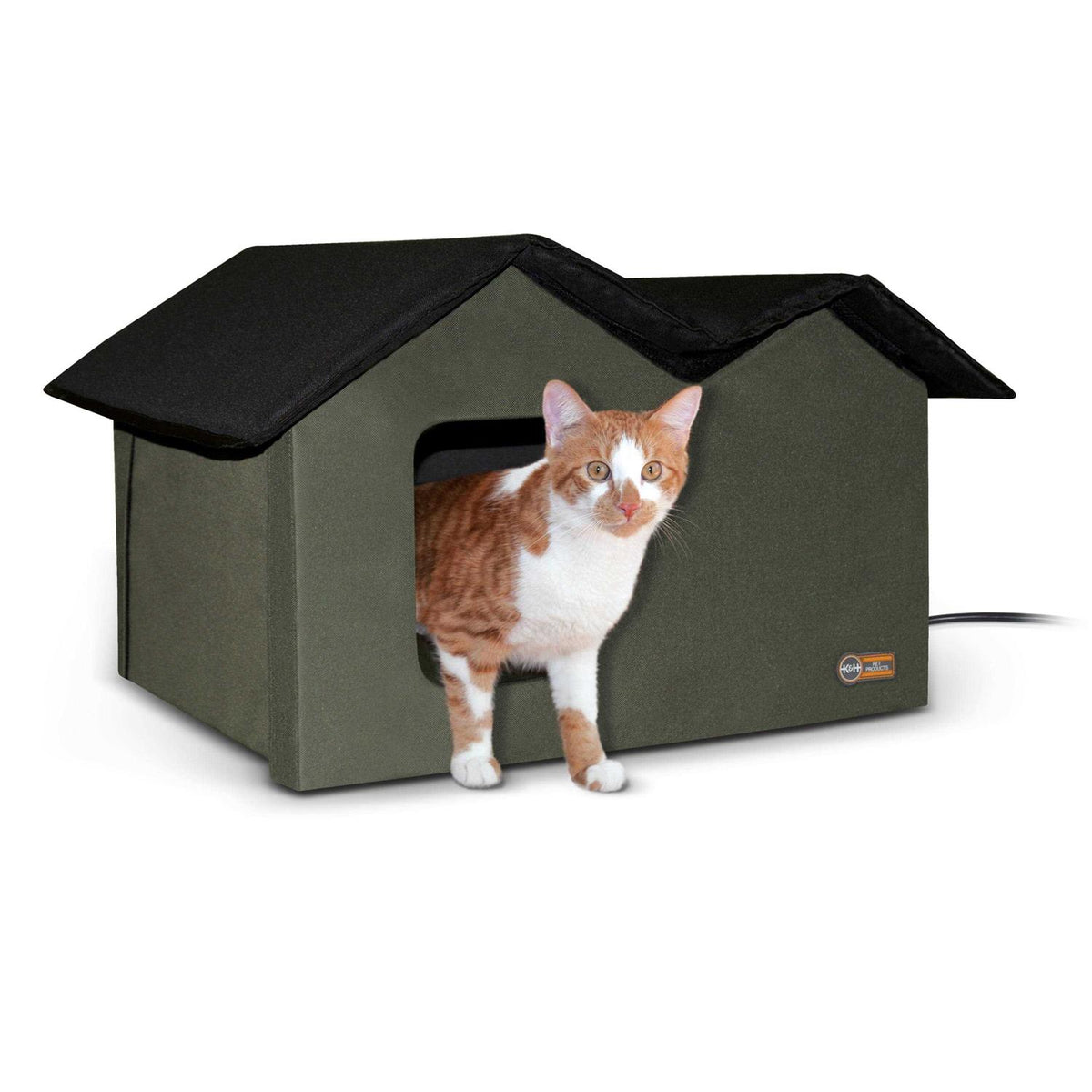Extra-Wide Outdoor Kitty House M11247