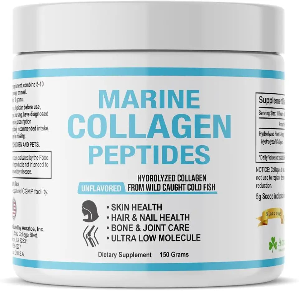 Unflavored Marine Collagen Peptides 150 Grams O44060
