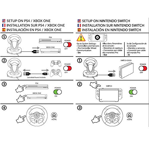 Racing steering wheel with pedals and gearshift paddles Q9746