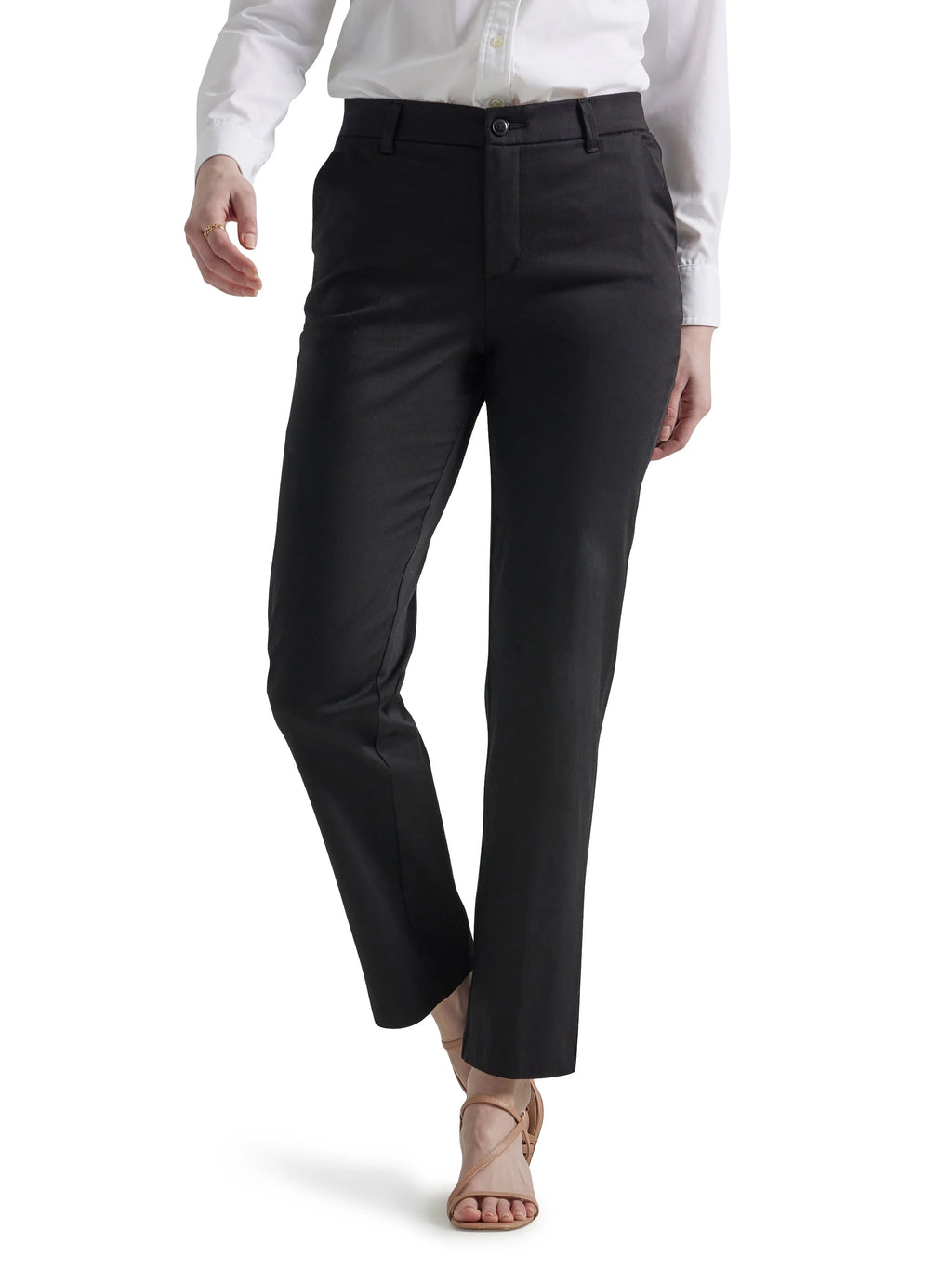 Women's Regular Fit Straight Woven Pant M5732