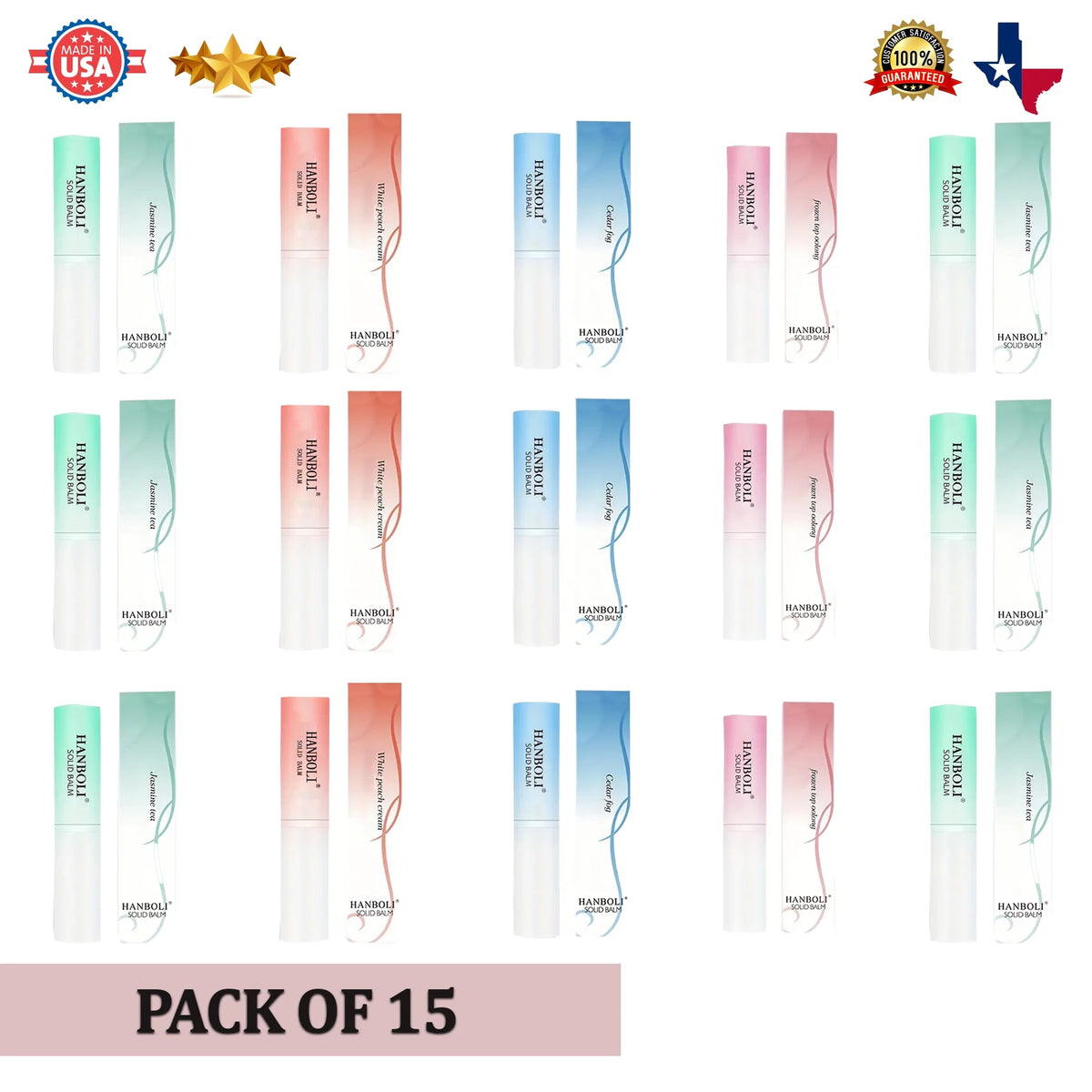 Solid Perfume Stick Fruity Floral Scent W9047