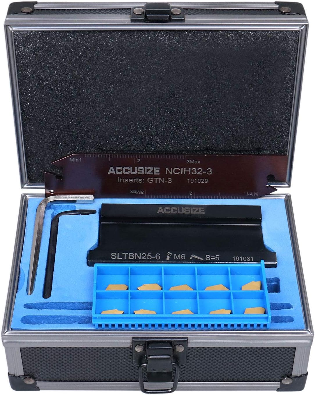 1'' Self-Lock Block with 10 Pcs Carbide Inserts and 1 Pc Blade A436
