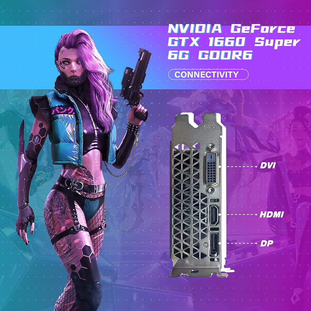 RGB Gaming PC Desktop Computer W7086