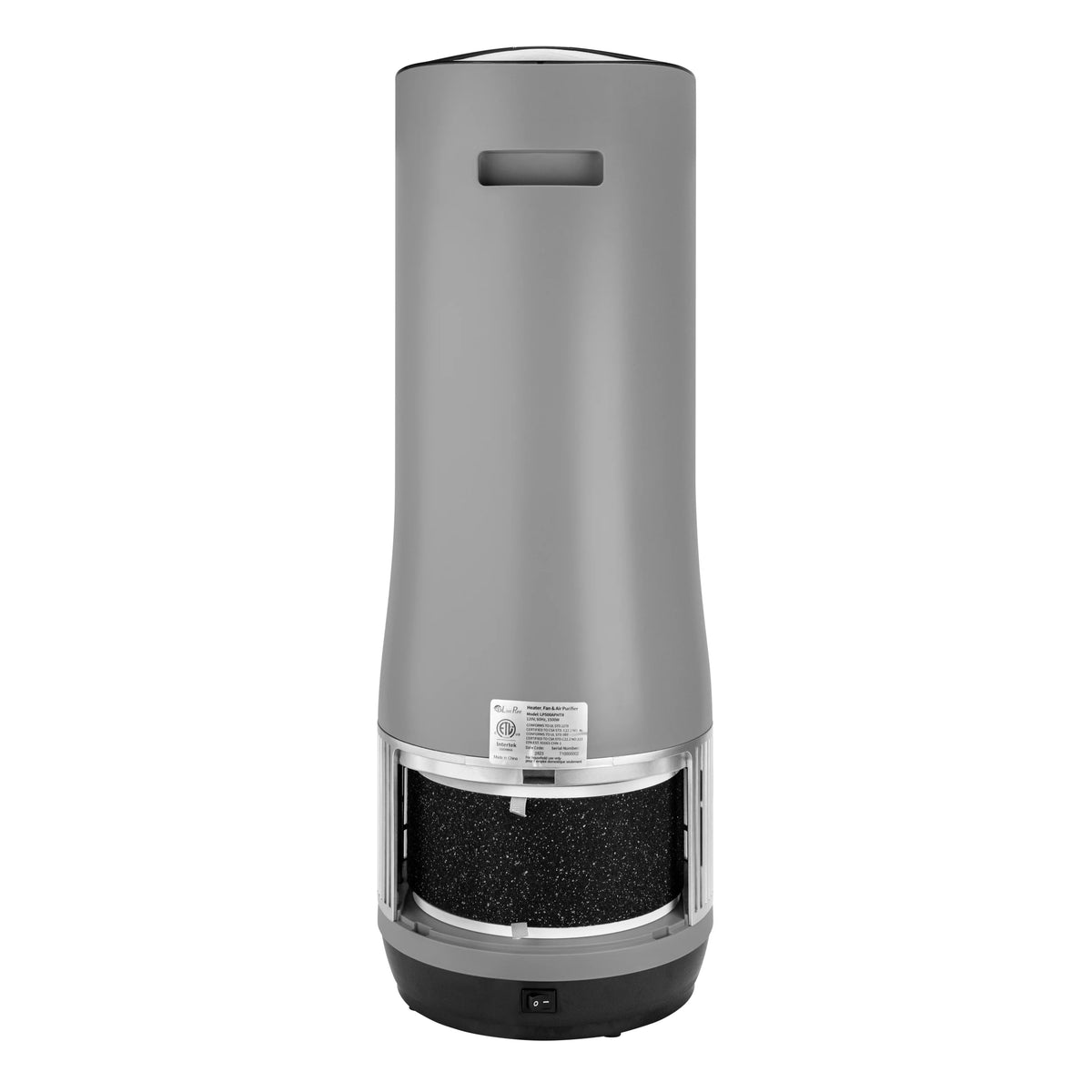 Gray 2 in 1 Air Purifier & Heater with HEPA Filtration K11703