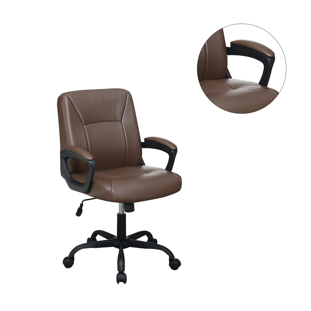 Adjustable Height Office Chair with Padded Armrests K2591