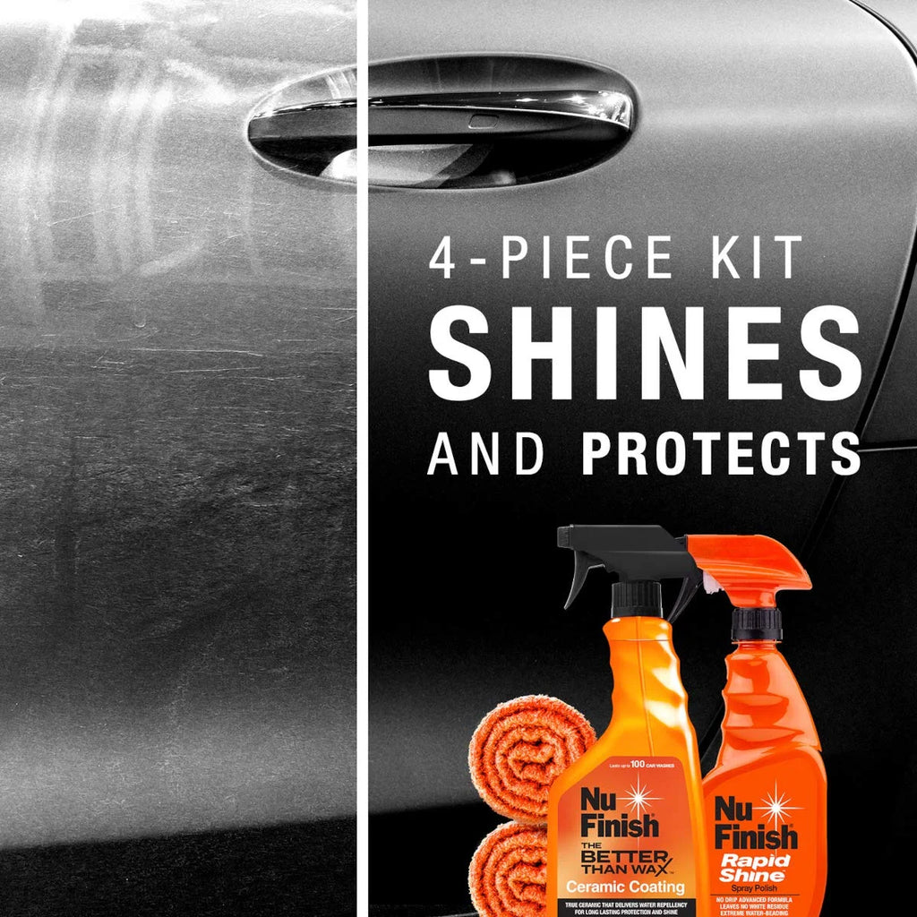 4 Piece Car Protector Kit with Ceramic Coating and 2 Microfiber Towels N6950