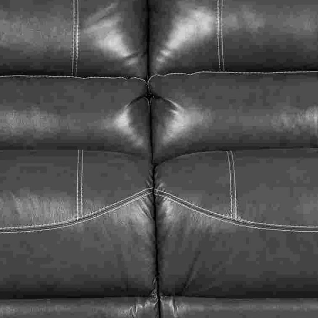 Gray 2 Seater Sofa with Manual Recliner Y4332