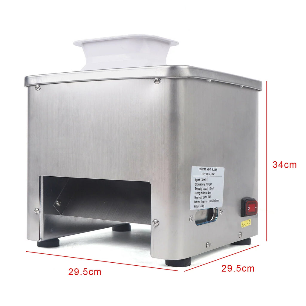 110V Stainless Electric Meat Slicer N458