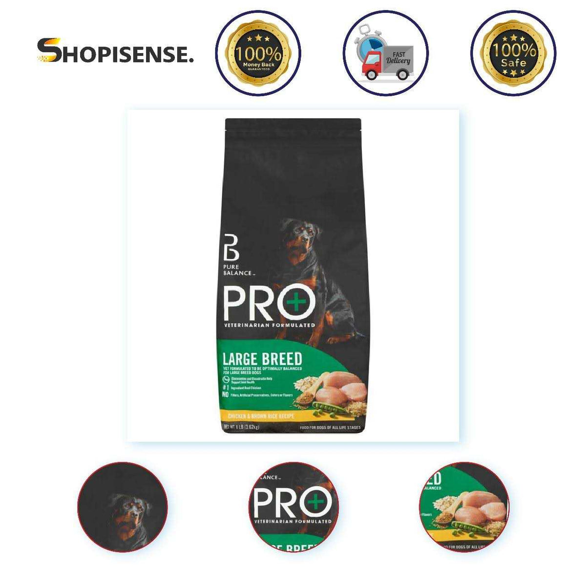 Chicken & Brown Rice Recipe Dry Dog Food V670701
