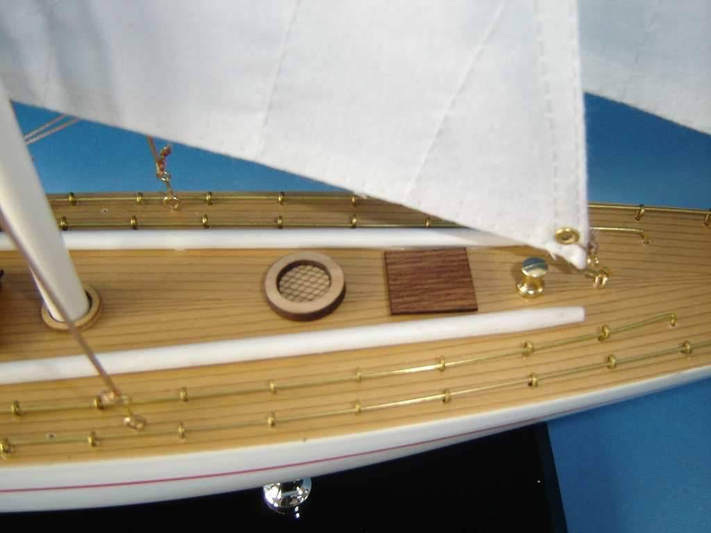 Wood Sailing Yacht Model J1176