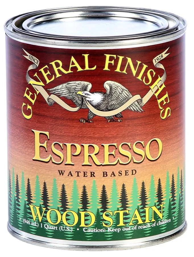 Water Based Wood Stain, 1 Gallon, Onyx A318557
