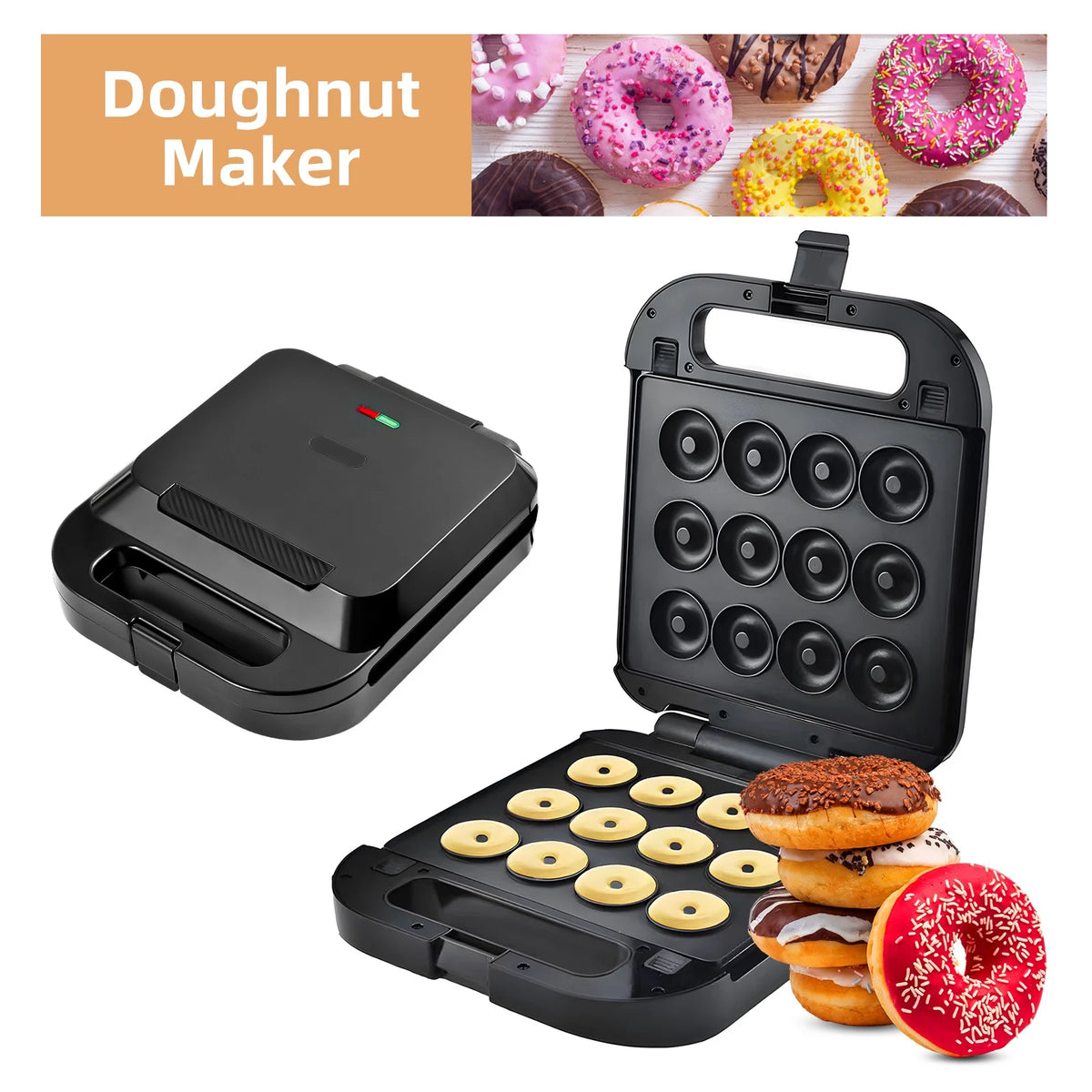 3-in-1 Nonstick Dessert Maker with Removable Plates F17448