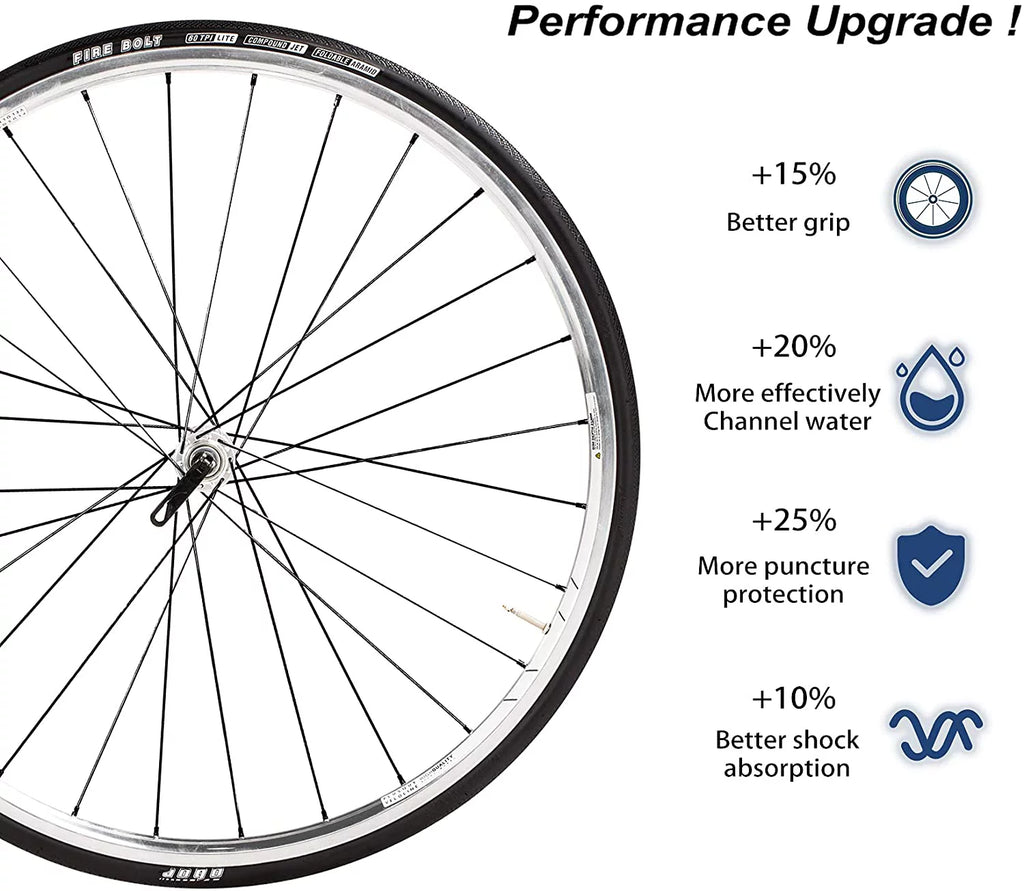 20 PACK 700x25c Foldable 60 TPI Road Bike Tire W127