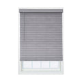 Gray Faux Wood Room Darkening Horizontal Blinds P343