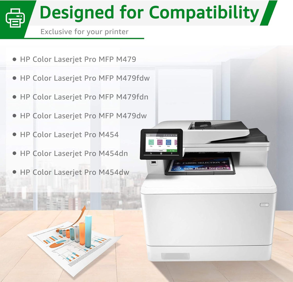 Compatible Toner Cartridge 4-Pack (BCYM) T64816
