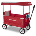 3-in-1 Folding Kids Wagon with Canopy, Red A87427