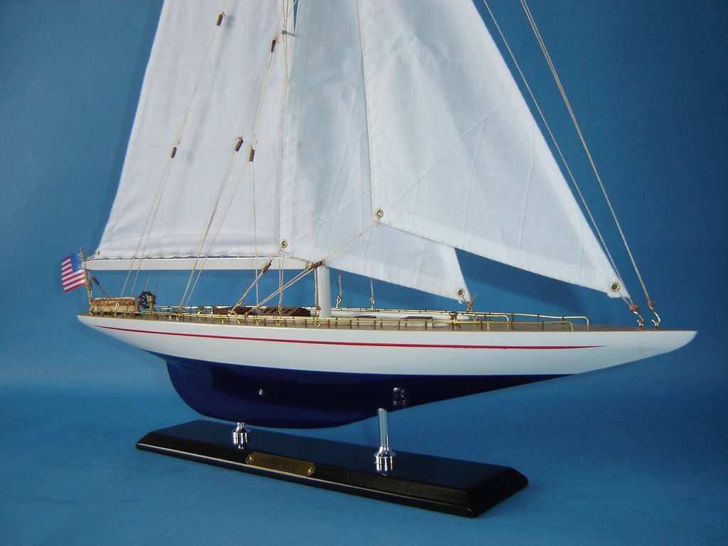 Wood Sailing Yacht Model J1176