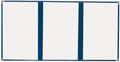 Blue Triple Pocket Cafe Menu Cover G316