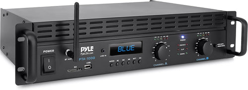 2-Channel Rack Mount Bluetooth Power Amplifier 1000 Watt O175619