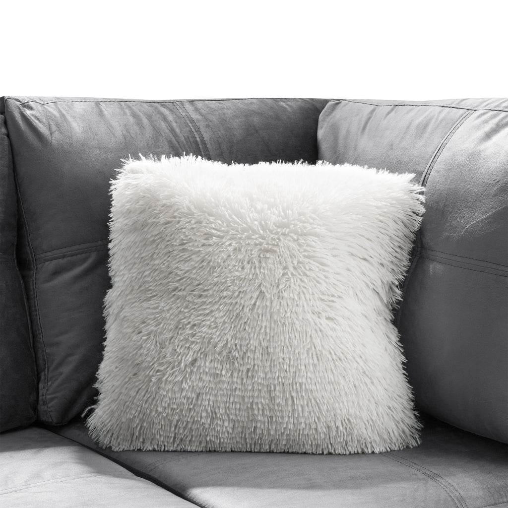 Velvet L Shape Sectional Sofa with Storage Ottoman O448