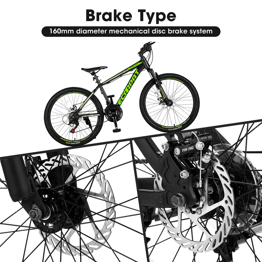 24 inch 21-Speed Aluminium Mountain Bike with Disc Brake Y132