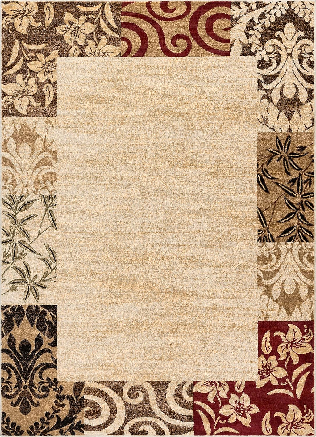 Beige 9x13 Rug A3609