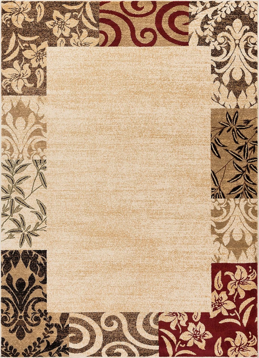 Beige 9x13 Rug A3609