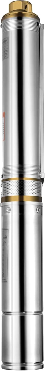 1 HP 33GPM 207ft Head Submersible Stainless Steel Well Pump T3128