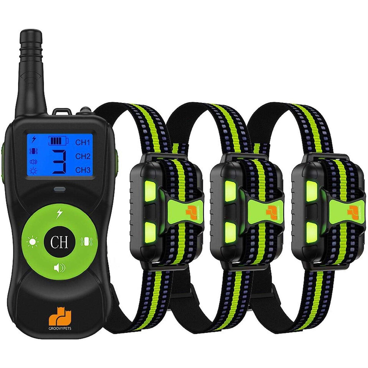 Waterproof Rechargeable Remote Dog Training Shock Collar System W192