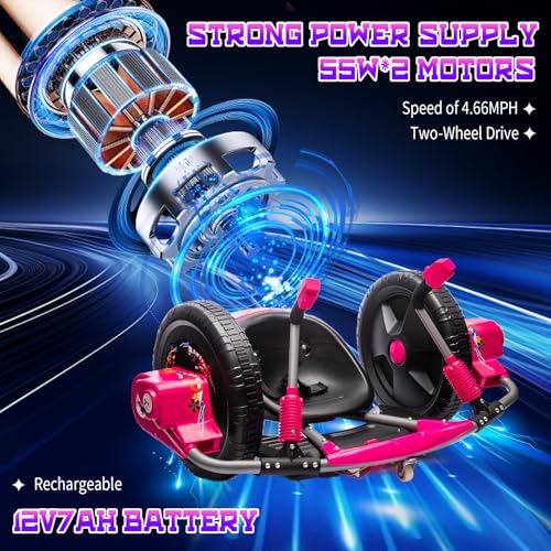 Red 12V Electric Drifting Go Kart with 16-Inch Big Wheel E426467