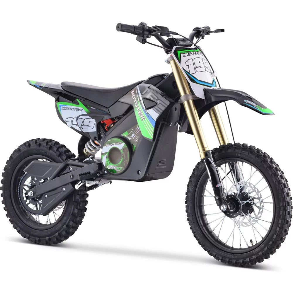 Electric Dirt Bike 1500w Lithium Green D913263