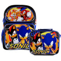 Blue Black Sonic Backpack with Insulated Lunch Bag V988181