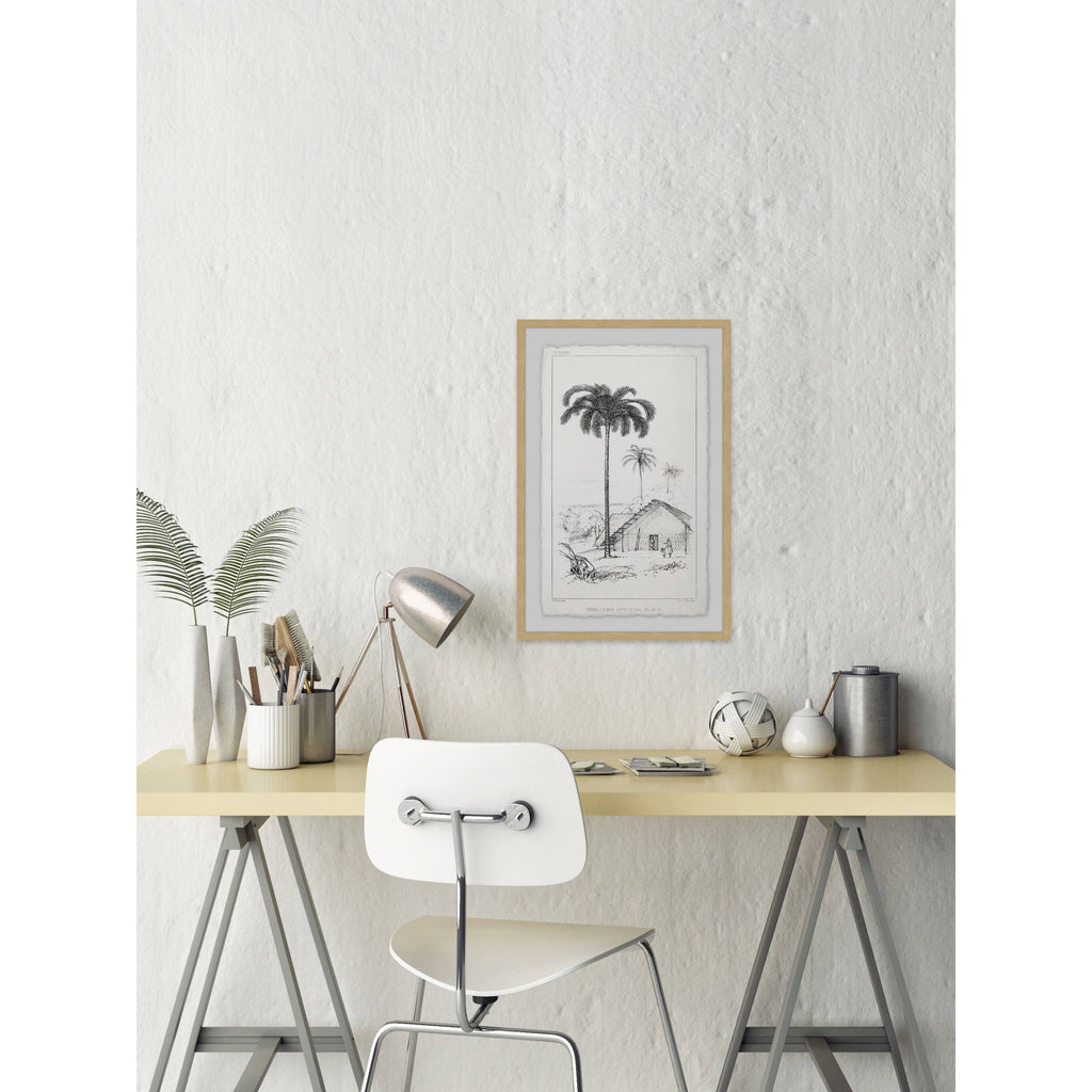 Gray 24 x 36 Framed Giclee Painting B364297