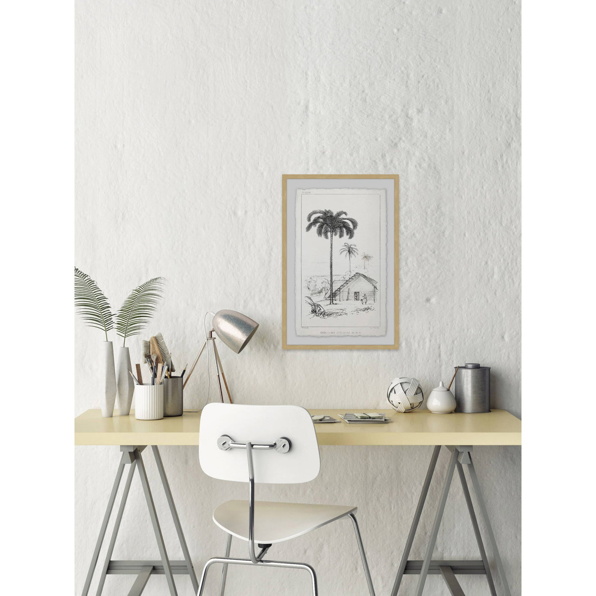 Gray 24 x 36 Framed Giclee Painting B364297