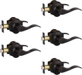 5 Pack Oil Rubbed Bronze Interior Door Lever G47198