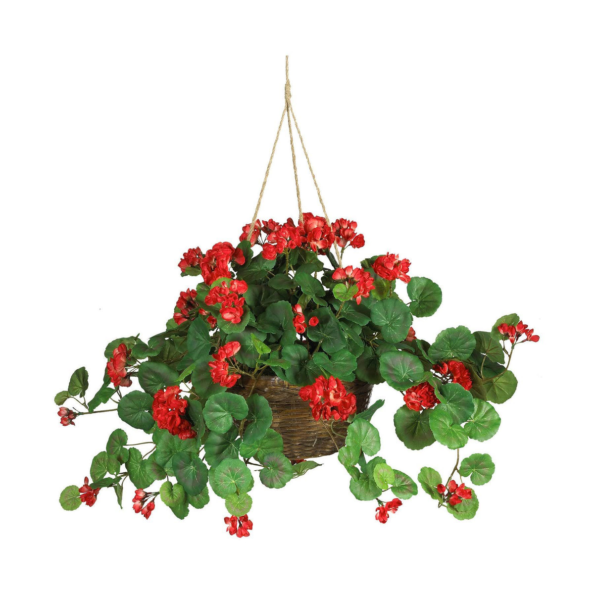 Silk Hanging Basket Plant V1411